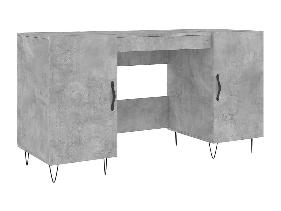 Jett Bureau 140x50x75 cm bewerkt hout betongrijs