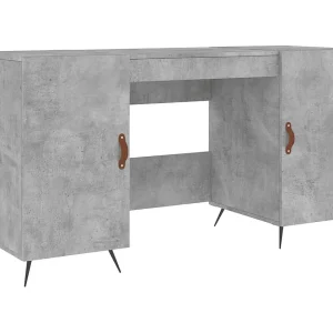 Jan Bureau 140x50x75 cm bewerkt hout betongrijs Jan Bureau 140x50x75 cm bewerkt hout betongrijs