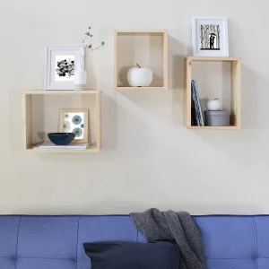 Houten rek 37×43,5×21,5 cm Natuurlijk Houten rek 37×43,5×21,5 cm Natuurlijk