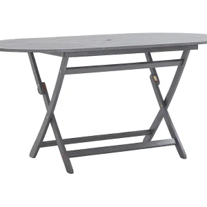 Hyral 9-delige Tuinset massief acaciahout grijs Hyral 9-delige Tuinset massief acaciahout grijs