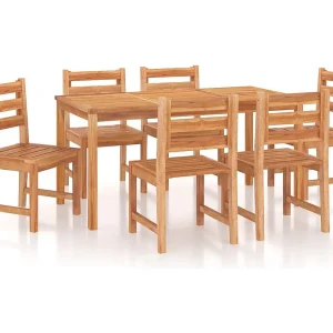 Jornin  7-delige Tuinset massief teakhout