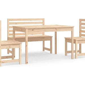 Kaan 4-delige Tuinset massief teakhout Kaan 4-delige Tuinset massief teakhout
