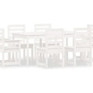 Janne Elise 7-delige Tuinset massief grenenhout wit Janne Elise 7-delige Tuinset massief grenenhout wit
