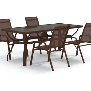 Katie Belle 5-delige Tuinset bruin en zwart Katie Belle 5-delige Tuinset bruin en zwart