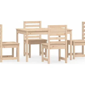 Jean-Antoine-Francis  5-delige Tuinset massief grenenhout