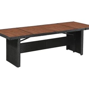 Jean-Paul-Fernand 9-delige Tuinset met kussens poly rattan zwart Jean-Paul-Fernand 9-delige Tuinset met kussens poly rattan zwart