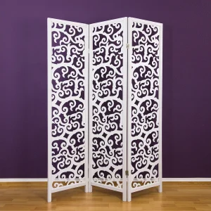 Kamerscherm 130×2,2×175 cm wit Shoji Kamerscherm 130×2,2×175 cm wit Shoji