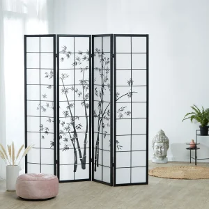 Kamerscherm 179 cm Zwart Kamerscherm 179 cm Zwart