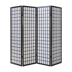 Kamerscheider 175x176x2.2 cm Zwart Shoji Kamerscheider 175x176x2.2 cm Zwart Shoji