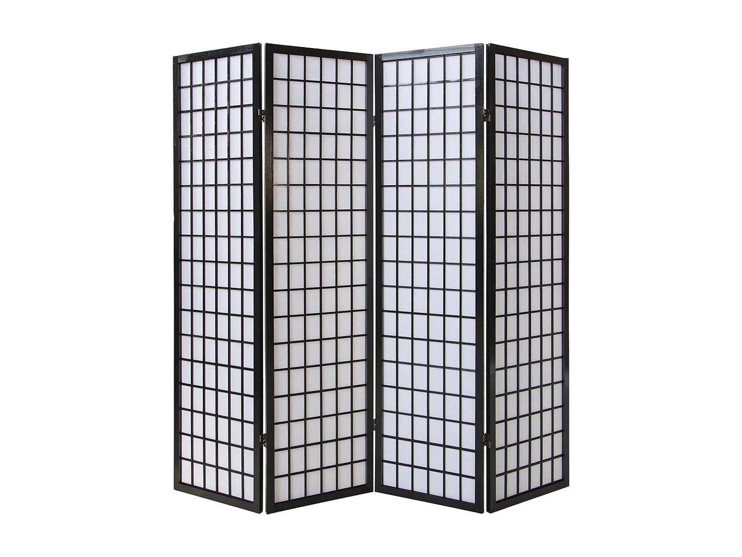 Kamerscheider 175x176x2.2 cm Zwart Shoji
