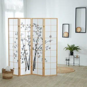 Kamerscherm 176x2x179 cm natuurlijk Shoji Kamerscherm 176x2x179 cm natuurlijk Shoji