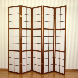 Kamerscherm 220x175x2,2 cm bruin Shoji Kamerscherm 220x175x2,2 cm bruin Shoji