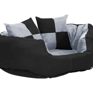 Iris Leigh Hondenkussen omkeerbaar en wasbaar 65x50x20 cm grijs en zwart Iris Leigh Hondenkussen omkeerbaar en wasbaar 65x50x20 cm grijs en zwart