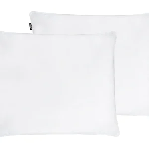 Hoofdkussen set van 2 dons/eendenveren hoog 50 x 60 cm KHARTAPHU Hoofdkussen set van 2 dons/eendenveren hoog 50 x 60 cm KHARTAPHU