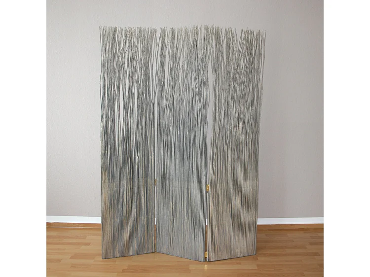 Kamerscherm 170x120x3 cm grijs