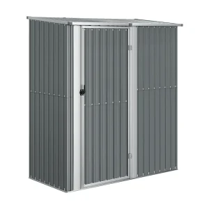 Jendaris Tuinschuur 180,5x97x209,5 cm gegalvaniseerd staal grijs Jendaris Tuinschuur 180,5x97x209,5 cm gegalvaniseerd staal grijs