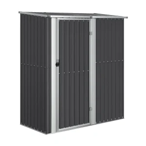 Jendaris Tuinschuur 180,5x97x209,5 cm gegalvaniseerd staal antraciet Jendaris Tuinschuur 180,5x97x209,5 cm gegalvaniseerd staal antraciet