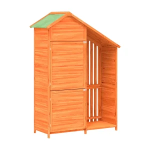 Ilmi Tuinschuur 120×53,5×170 cm massief grenenhout bruin Ilmi Tuinschuur 120×53,5×170 cm massief grenenhout bruin