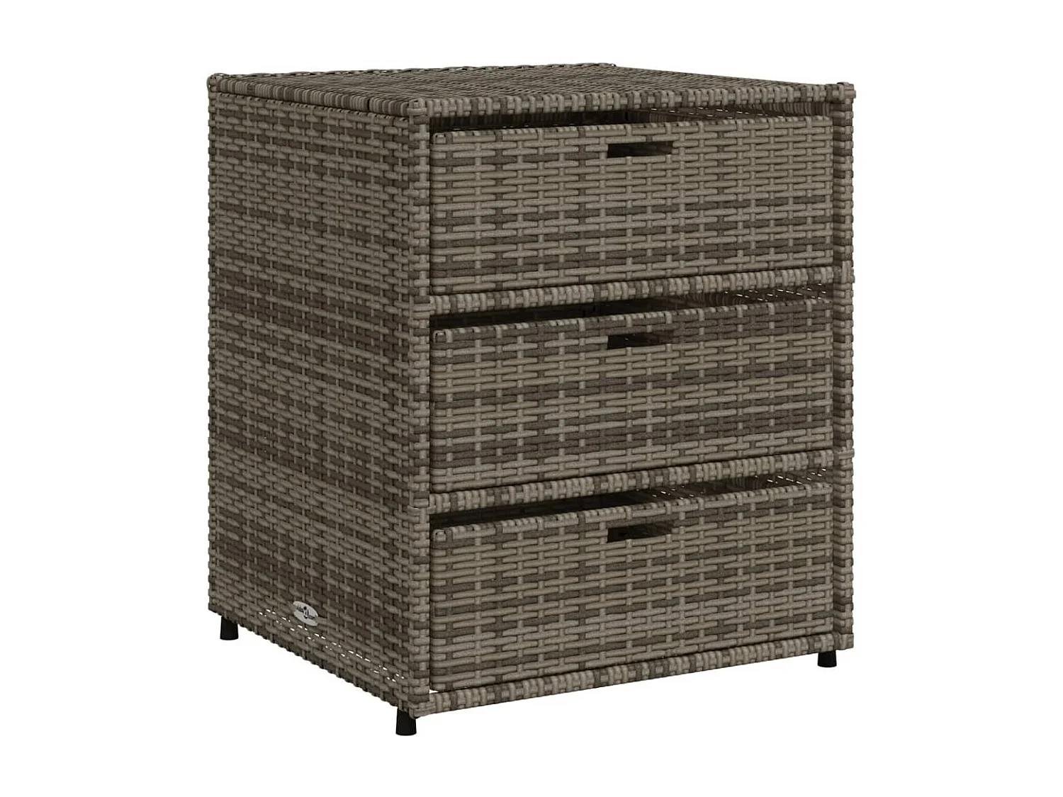 Holiday Tuinkast 55x59x69 cm poly rattan grijs
