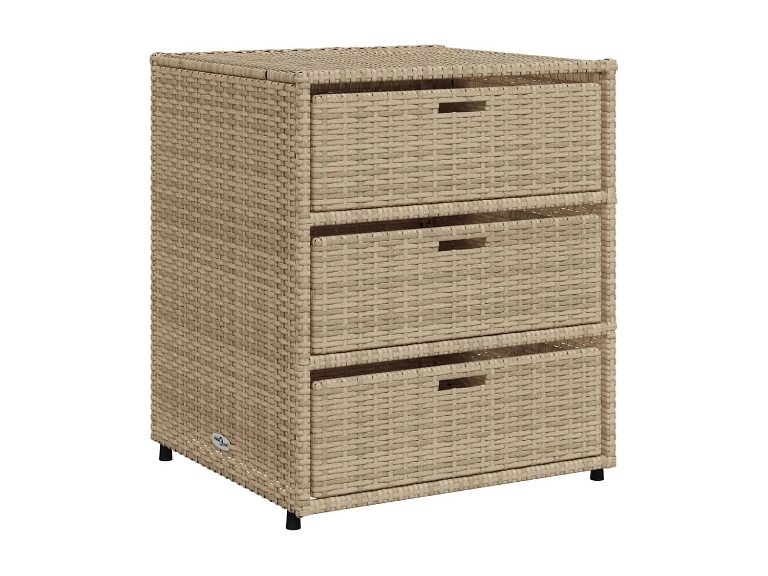Holiday Tuinkast 55x59x69 cm poly rattan beige