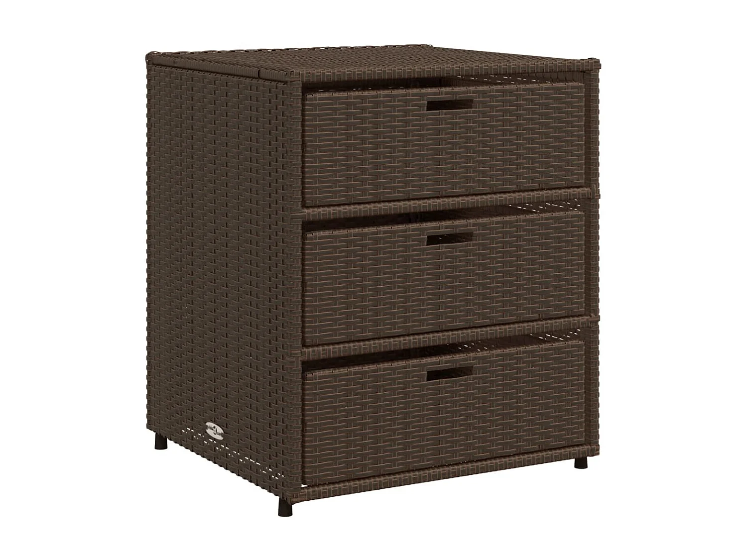 Holiday Tuinkast 55x59x69 cm poly rattan bruin