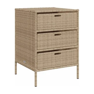 Holiday Tuinkast 55x59x80 cm poly rattan beige Holiday Tuinkast 55x59x80 cm poly rattan beige