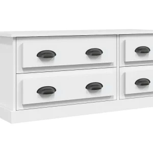 Joeri Tv-meubel 100×35,5×45 cm bewerkt hout wit Joeri Tv-meubel 100×35,5×45 cm bewerkt hout wit