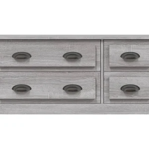 Joeri Tv-meubel 100×35,5×45 cm bewerkt hout grijs sonoma eikenkleurig Joeri Tv-meubel 100×35,5×45 cm bewerkt hout grijs sonoma eikenkleurig