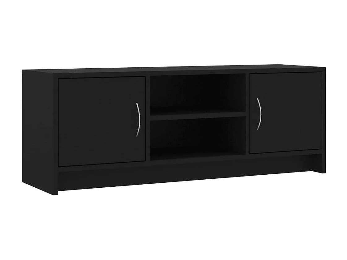 Jonah Tv-meubel 102x30x37,5 cm bewerkt hout zwart