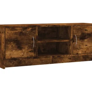 Jonah Tv-meubel 102x30x37,5 cm bewerkt hout gerookt eikenkleurig Jonah Tv-meubel 102x30x37,5 cm bewerkt hout gerookt eikenkleurig