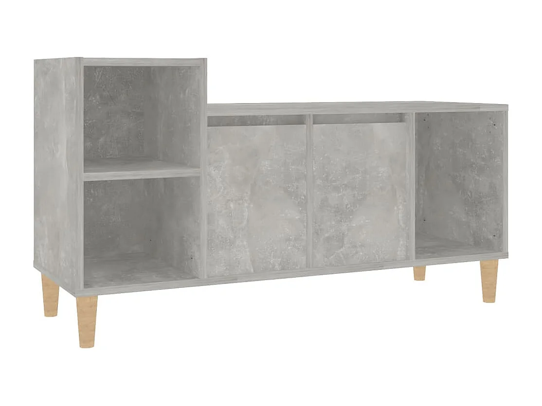 Ibtihal Tv-meubel 100x35x55 cm bewerkt hout betongrijs