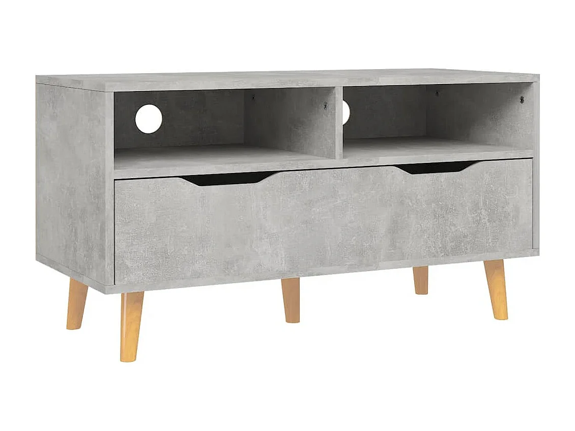 Homosassa Tv-meubel 90x40x48,5 cm bewerkt hout betongrijs