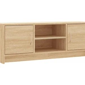 Jonah Tv-meubel 102x30x37,5 cm bewerkt hout sonoma eikenkleurig Jonah Tv-meubel 102x30x37,5 cm bewerkt hout sonoma eikenkleurig