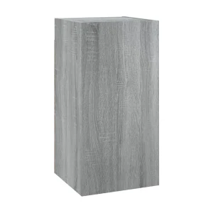 Hoeselt Tv-meubel 30,5x30x60 cm bewerkt hout grijs sonoma eiken Hoeselt Tv-meubel 30,5x30x60 cm bewerkt hout grijs sonoma eiken