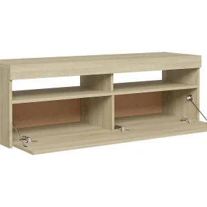 Ilion Tv-meubel met LED-verlichting 120x35x40 cm sonoma eikenkleurig Ilion Tv-meubel met LED-verlichting 120x35x40 cm sonoma eikenkleurig