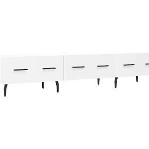 Jorven Tv-meubel 150x36x30 cm bewerkt hout hoogglans wit Jorven Tv-meubel 150x36x30 cm bewerkt hout hoogglans wit