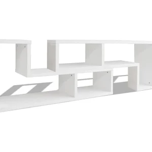Jarah Tv-meubel dubbel L-vormig wit Jarah Tv-meubel dubbel L-vormig wit
