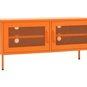 Jennica Tv-meubel 105x35x50 cm staal oranje Jennica Tv-meubel 105x35x50 cm staal oranje
