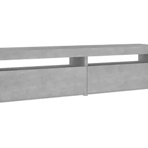 Ilion Tv-meubelen 2 st met LED-verlichting 75x35x40 cm betongrijs Ilion Tv-meubelen 2 st met LED-verlichting 75x35x40 cm betongrijs