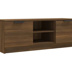 Kaelyn Tv-meubel 102x35x36,5 cm bewerkt hout bruin eikenkleur Kaelyn Tv-meubel 102x35x36,5 cm bewerkt hout bruin eikenkleur