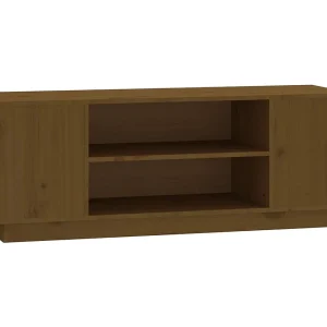 Hylindra Tv-meubel 110x35x40,5 cm massief grenenhout honingbruin Hylindra Tv-meubel 110x35x40,5 cm massief grenenhout honingbruin