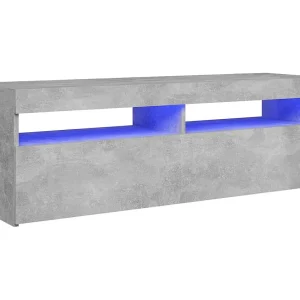 Ilion  Tv-meubel met LED-verlichting 120x35x40 cm betongrijs