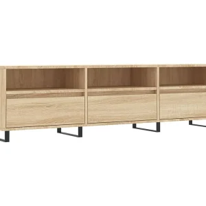 Hørning Tv-meubel 150x30x44,5 cm bewerkt hout sonoma eikenkleurig Hørning Tv-meubel 150x30x44,5 cm bewerkt hout sonoma eikenkleurig