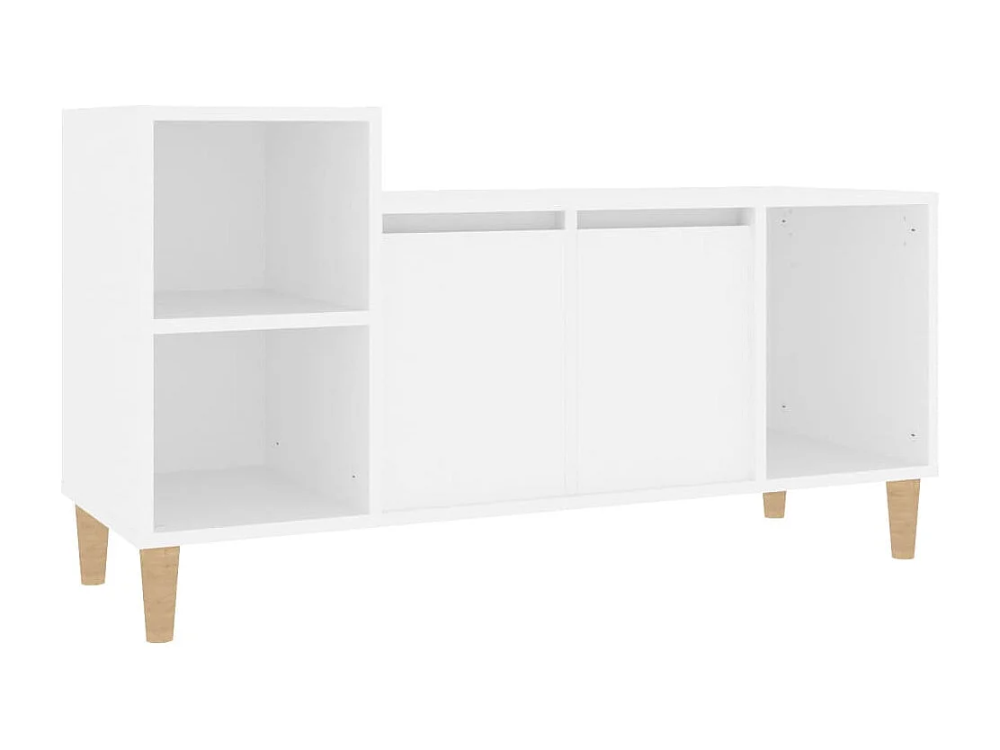 Ibtihal Tv-meubel 100x35x55 cm bewerkt hout wit