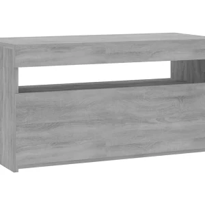 Ilion Tv-meubel met LED-verlichting 75x35x40 cm grijs sonoma eiken Ilion Tv-meubel met LED-verlichting 75x35x40 cm grijs sonoma eiken