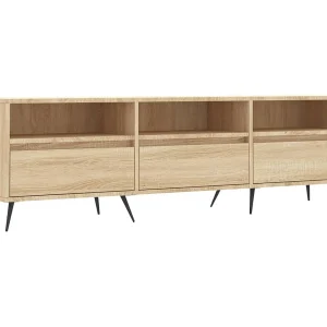 Joël Tv-meubel 150x30x44,5 cm bewerkt hout sonoma eikenkleurig Joël Tv-meubel 150x30x44,5 cm bewerkt hout sonoma eikenkleurig