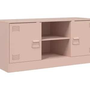 Jean-Claude Tv-meubel 99x39x44 cm staal roze Jean-Claude Tv-meubel 99x39x44 cm staal roze
