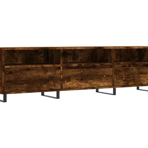 Hørning Tv-meubel 150x30x44,5 cm bewerkt hout gerookt eikenkleurig Hørning Tv-meubel 150x30x44,5 cm bewerkt hout gerookt eikenkleurig