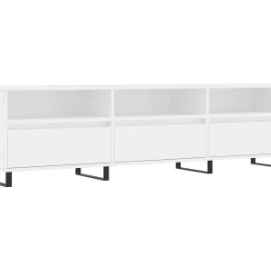 Hørning Tv-meubel 150x30x44,5 cm bewerkt hout wit Hørning Tv-meubel 150x30x44,5 cm bewerkt hout wit