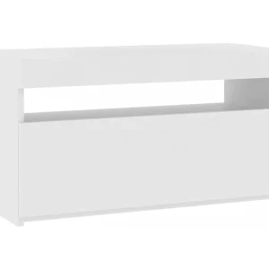 Ilion Tv-meubel met LED-verlichting 75x35x40 cm wit Ilion Tv-meubel met LED-verlichting 75x35x40 cm wit